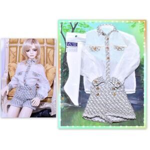 1/3 BJD Volks Super Dollfie SD17 Boy Shorts Blouse Socks Balljointed Doll Outfit